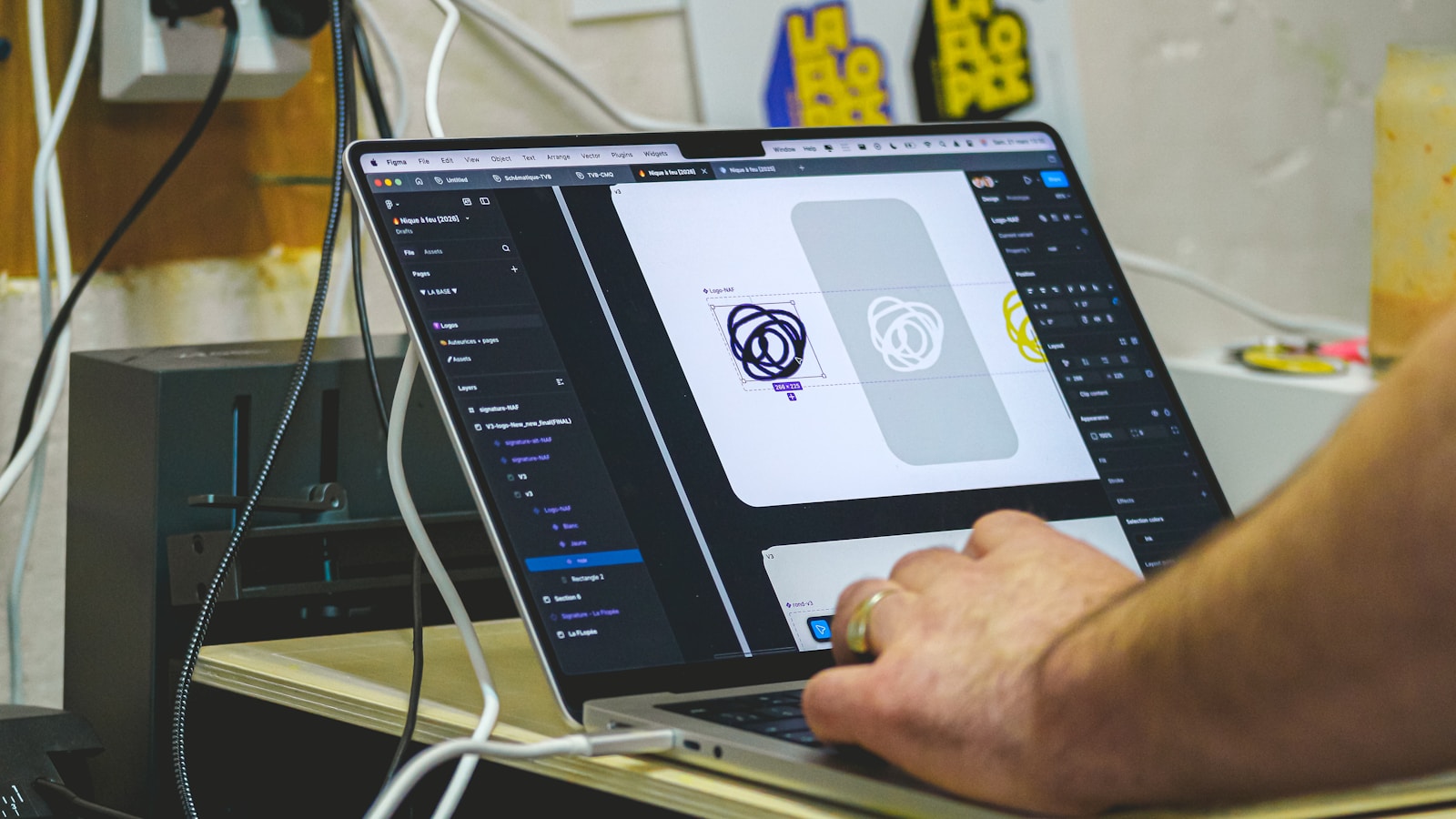 Refonte de site web : travail de design et ajustements sur écran